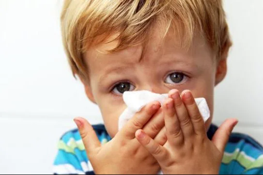 Criança com sintomas respiratórios